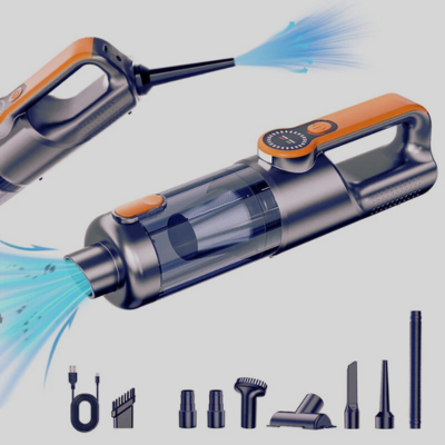 aspirateur voiture meilleur accessoires orange