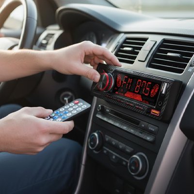 Autoradio bluetooth avec telecommande