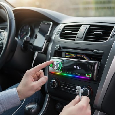 Autoradio-bluetooth-essentiel-dans-voiture