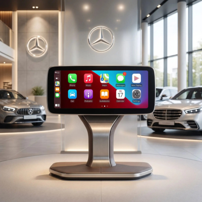 autoradio bluetooth voiture exposition commerciale