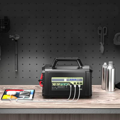 batterie booster voiture charge ipad