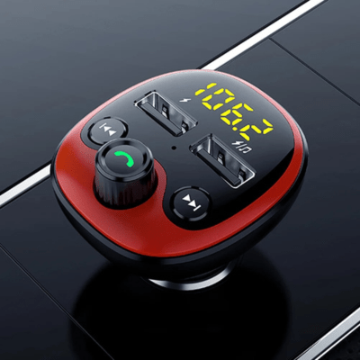 Bluetooth allume - cigare | Rouge - Venirautomobile.com