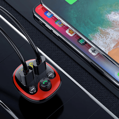 Bluetooth allume - cigare | Rouge - Venirautomobile.com