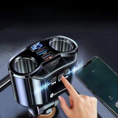 bluetooth fm radio transmitter avec un clic
