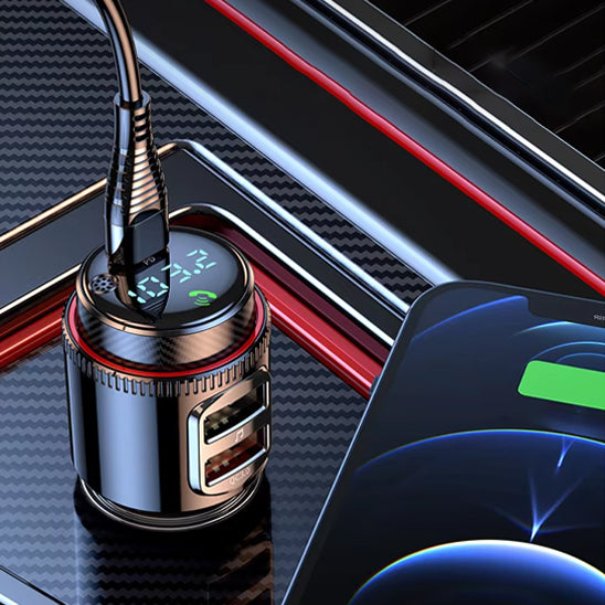 bluetooth fm transmetteur affichage digital cable brancher