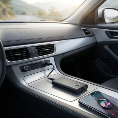 bluetooth fm transmetteur dans une belle voiture