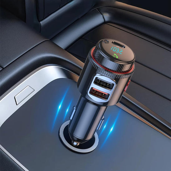 bluetooth fm transmetteur facile mettre dans prise allume cigare