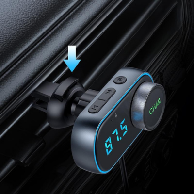 bluetooth transmetteur fm pose sur bouche aeration voiture