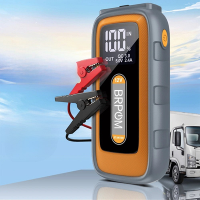 booster action voiture orange