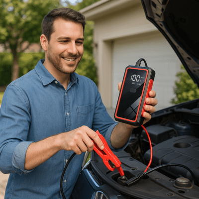 Booster Batterie Voiture Diesel | SuperStart 2000A - Venirautomobile.com