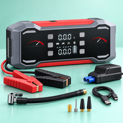 Booster batterie voiture PowerStart 1200A avec pinces et accessoires