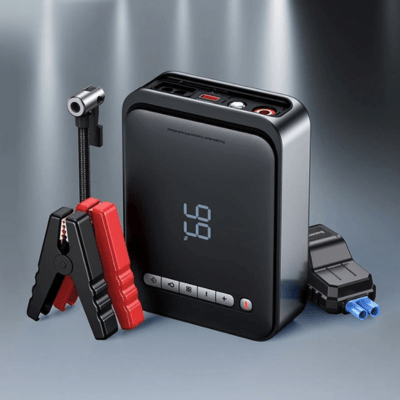 Booster chargeur batterie 12V intelligent – vue principale