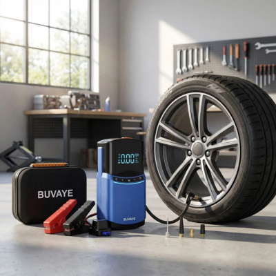 booster pour batterie gonfle pneu