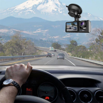 Cam voiture dashcam Full HD avec vision nocturne et grand angle