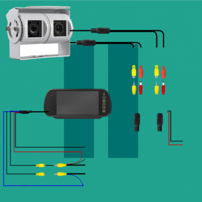 camera de recul camping car shema branchement