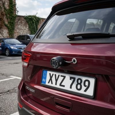 Camera de recul voiture rouge Bordeau