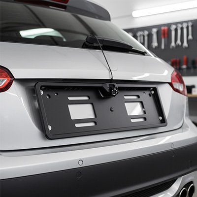 caméra pour la voiture voiture grise