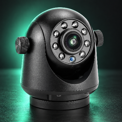 Objectif grand angle 170° et LED infrarouges de la caméra de recul sans fil