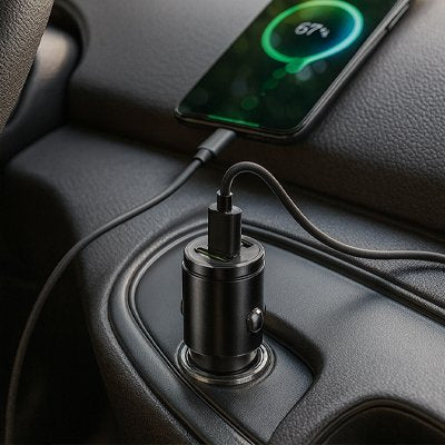 chargeur allume cigare rapide chargement téléphone