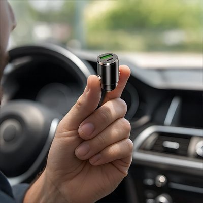 chargeur allume cigare rapide renforce design voiture 