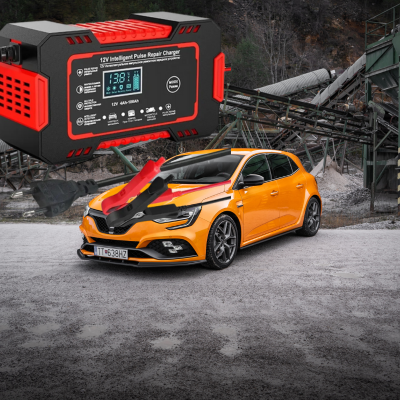 chargeur de batterie voiture a cote d une voiture