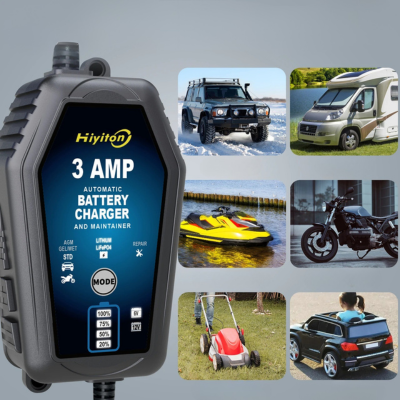 chargeur de batterie voiture pour camping car moto 
