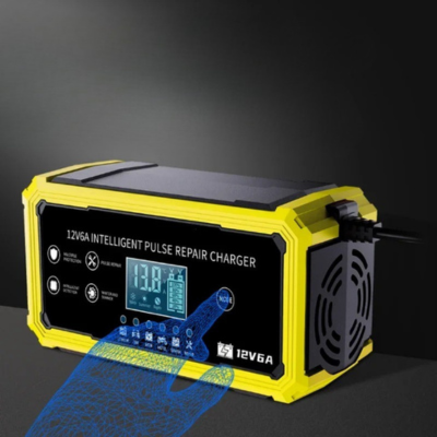 chargeur de batteries de voiture ecran pour selection mode d utilisation voiture ou autre