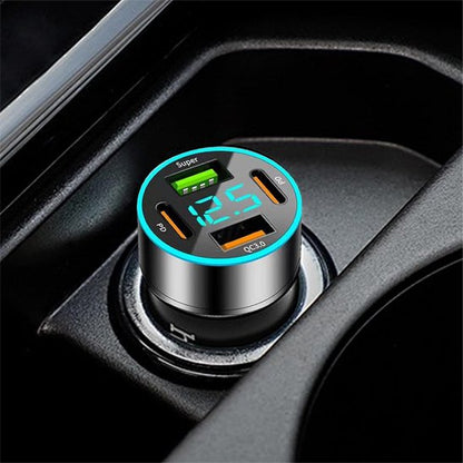 chargeur usb allume cigare fréquence visible