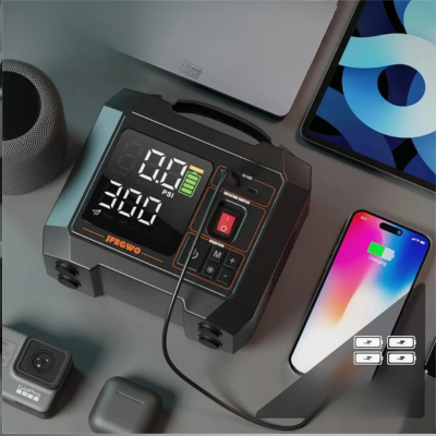 compresseur d air portatif charge smartphone tablette