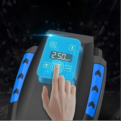 compresseur d air portatif ecran led bien visible