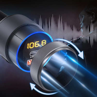 frequence bluetooth voiture charge rapide deux appareil