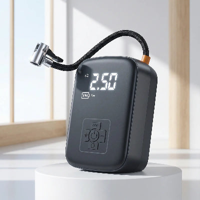 gonfleur pneu voiture sur stand