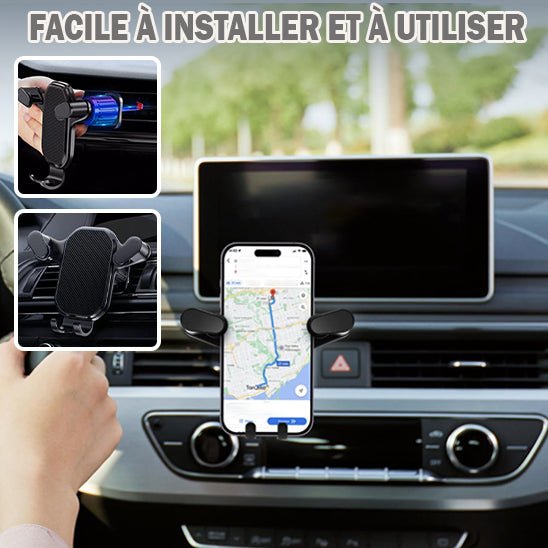 meilleur support telephone voiture pratique pour smartphone et gps et installtion facile sur bouches d aeration