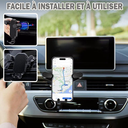 meilleur support telephone voiture pratique pour smartphone et gps et installtion facile sur bouches d aeration