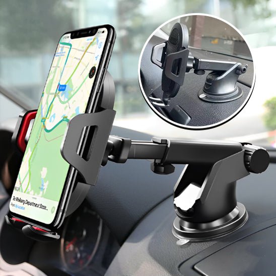 meilleur support telephone voiture stable pris sur le tableau de bord grace a une venteuse