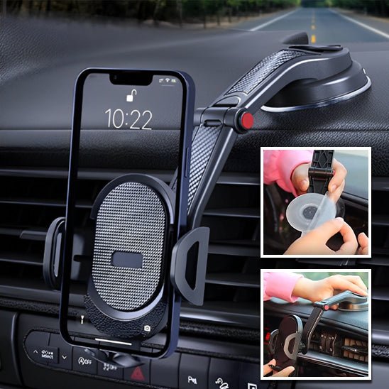 meilleur support telephone voiture venteuse maintient bien sur le tableau de bord sans aucun outil