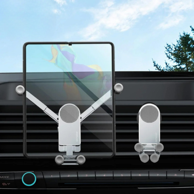 porte tablette pour voiture gris
