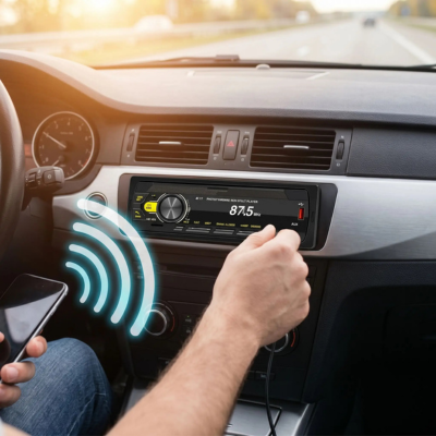 poste autoradio bluetooth connexion smartphone facile