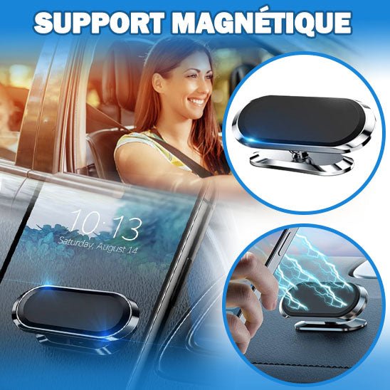 SUPPORT MAGNETIQUE TELEPHONE VOITURE - Venirautomobile.com