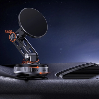 support magnetique voiture noir