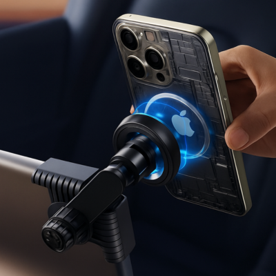 support telephone magnetique voiture elegant