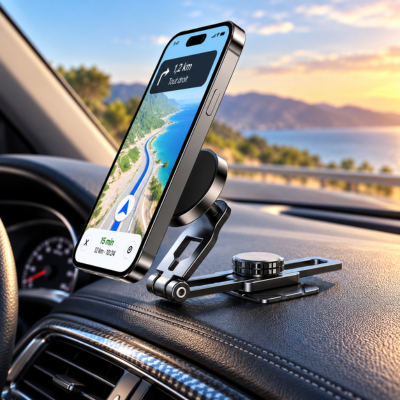 Support téléphone magnétique voiture | Rotation 720°