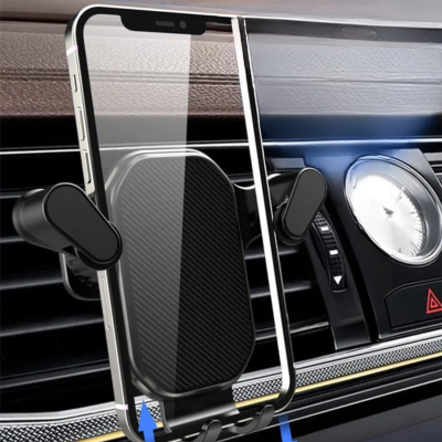 support téléphone voiture boussole a cote