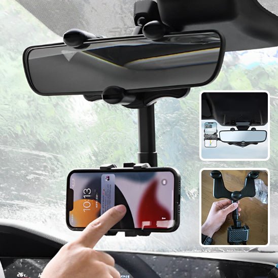 support telephone voiture central pratique pour manipuler gps