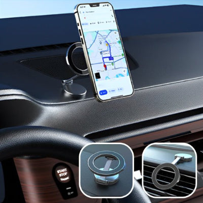 Support Téléphone Voiture Magnétique - Anneau - Venirautomobile.com