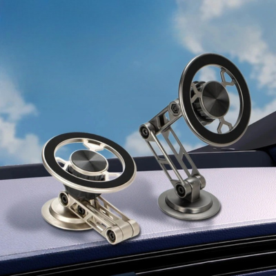 support telephone voiture magnetique gris noir