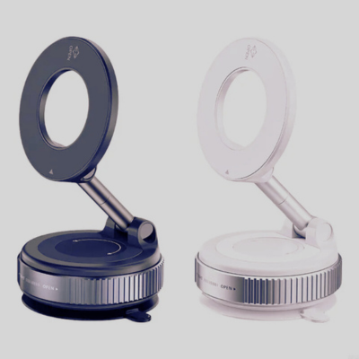 support telephone voiture magnetique noir blanc