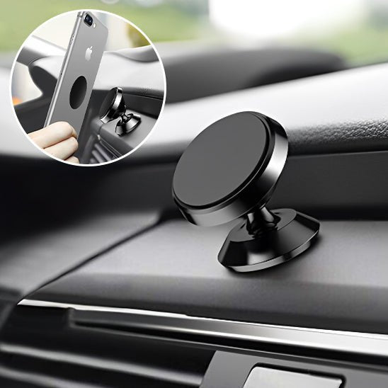 SUPPORT TELEPHONE VOITURE MAGNETIQUE | ROTATIF - Venirautomobile.com