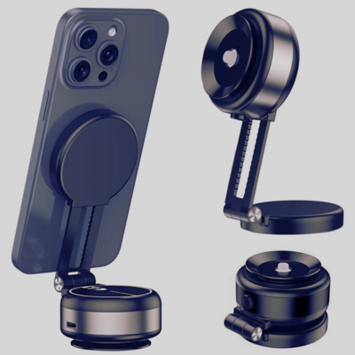 support telephone voiture magnetique trois positions