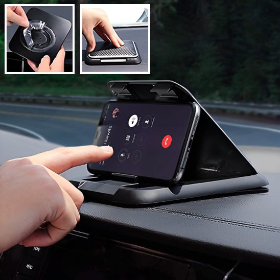 support téléphone voiture colle facilement sur le tableau de bord 